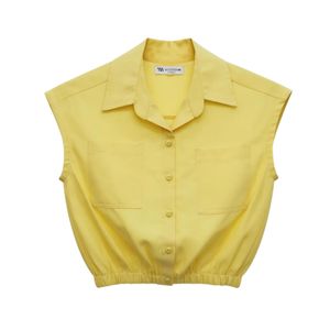 Camisa Sin Manga Amarillo Niña Tiare Girl