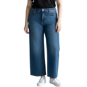 Jeans Palazo Mid Denim Marine Azul Mujer Susan Miller