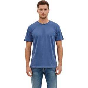 Remera Manga Corta Blue Horizon Basic Azul Oscuro Hombre Connection