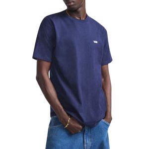 Remera Manga Corta Left Chest Logo Azul Marino Hombre Vans