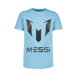 Remera Manga Corta Logo Messi Argentina Azul Infantil Unisex Messi