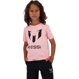 Remera Manga Corta Miassi Active Rosa Infantil Unisex Messi