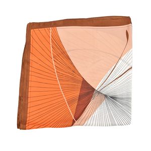 Pañuelo Único Estampado Terracota Fashion Celina