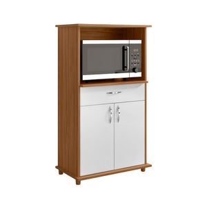 Balcón Con Espacio Para Horno 670 Dos Puertas Un Cajón Freijo Trend Blanco New Notavel