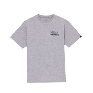 Remera Manga Corta Custom Built Gris Hombre Vans