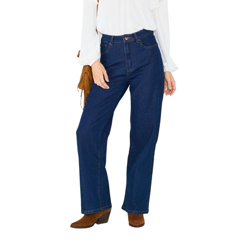 Jeans Elasticado Josefina Azul Mujer Eclipse