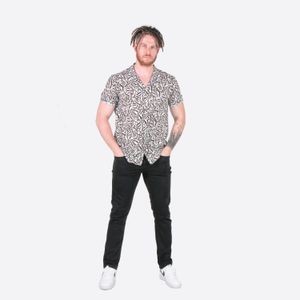 Camisa Blanca Letters Connection