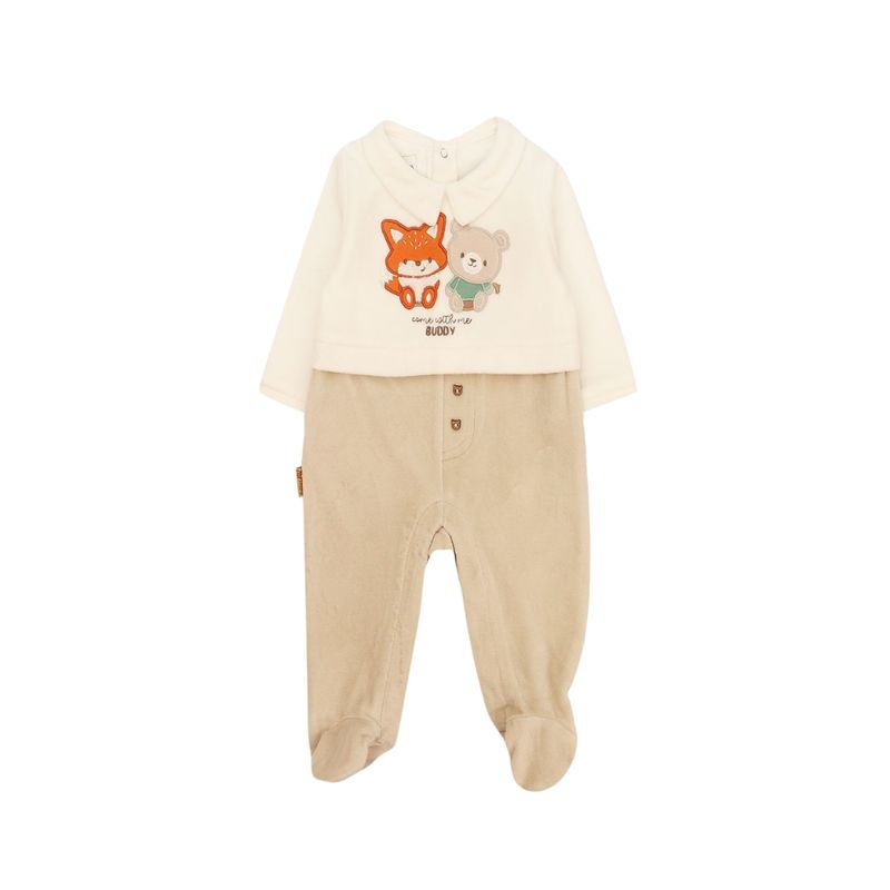 Osito Newborn Buddies Gris Niño Ficcus