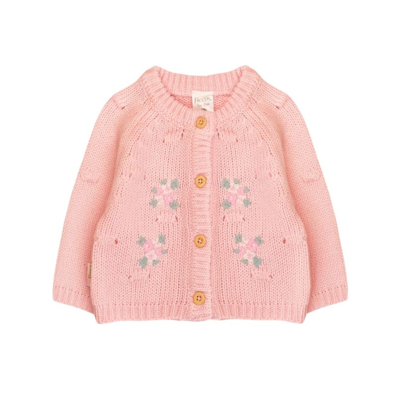 Cardigan Newborn Petit Lila Niña Ficcus