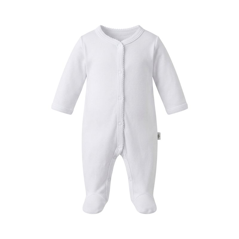 Osito Con Picuetas Houston Liso Blanco Bebé Niccolini