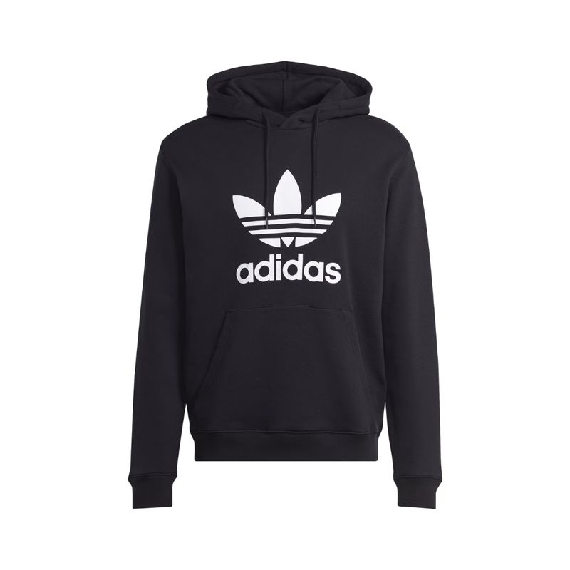 Canguro Negro Trefoil Hoody Adidas