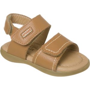 Sandalia Marron D/Cuero Niños Ortopé