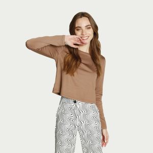 Remera Marron Moda Atrevida