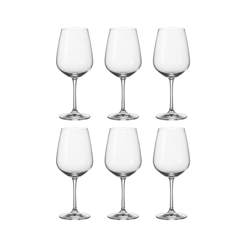 Set De 6 Copas Para Vino 350 Mililitros Allegra Pasabahce