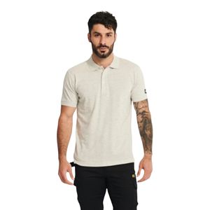 Remera Polo Manga Corta Gris Essential Hombre Caterpillar