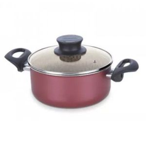 Cacerola C/ Tapa De Vidrio 4.9 Lts. 24cm. Paris Bo