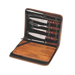 Jgo. P/Asado 8pzas. Churrasco Cerezo Caja M
