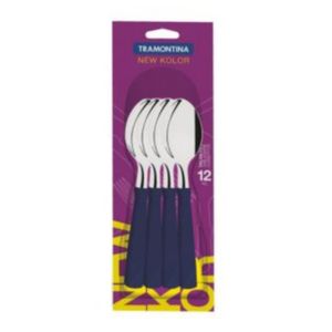 Cuchara P/ Mesa Azul New Kolor Blister X12