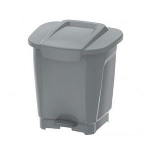 Basurero t-force 25l gris tramontina