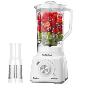 Licuadora Turbo Power - White 3vel- 2,2