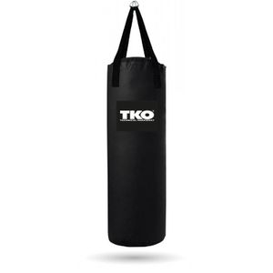Saco De Boxeo Negro 80lbs Large 120x35cm Poly Canv