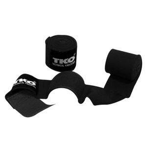 Venda de boxeo negro 4mts c/spandex tko