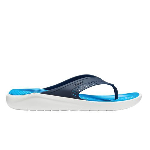 Zapatilla azul literide flip crocs