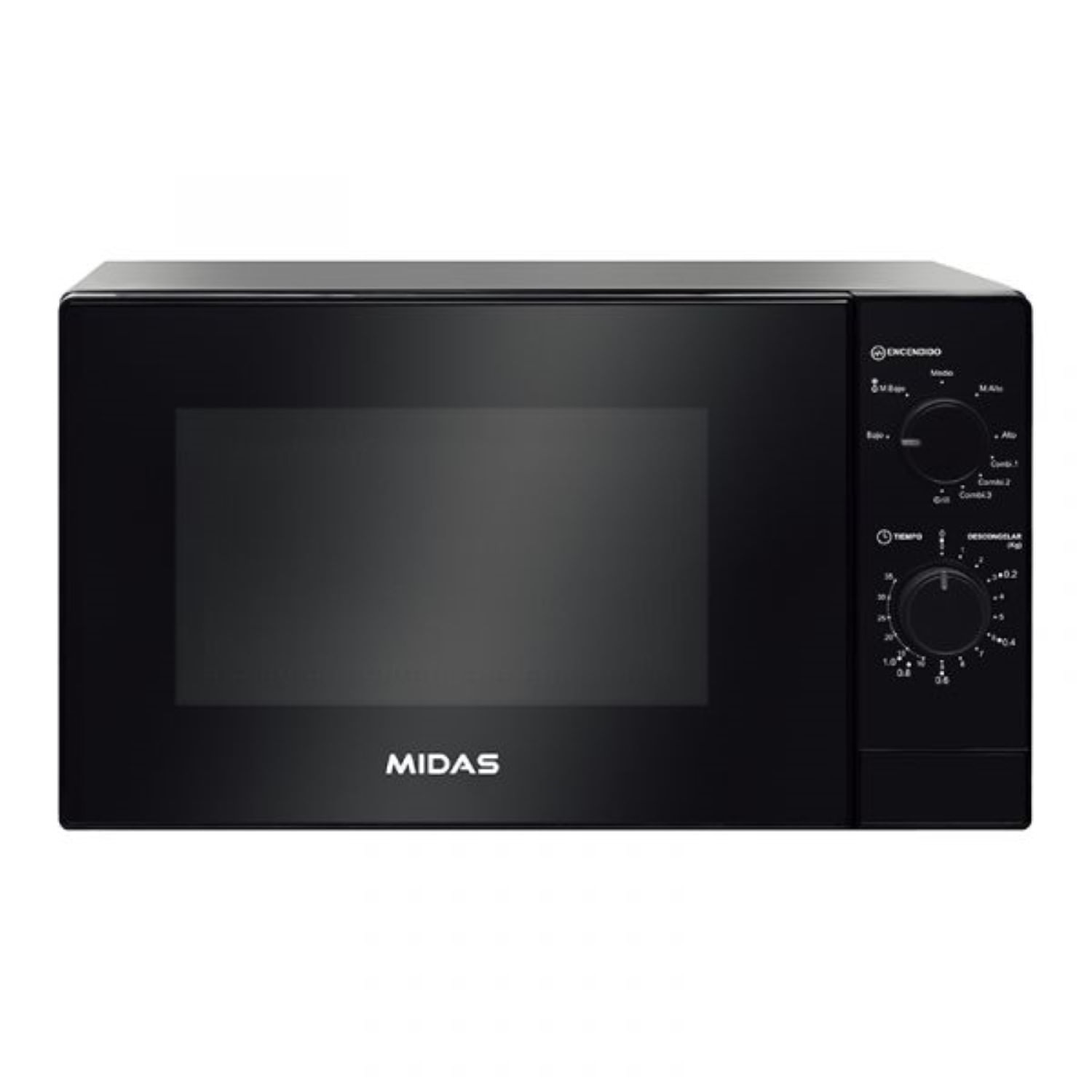 Microondas midas 20 ltrs negro