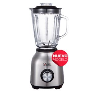 Licuadora 1.5lts 2v 500w base inox jarra vidrio