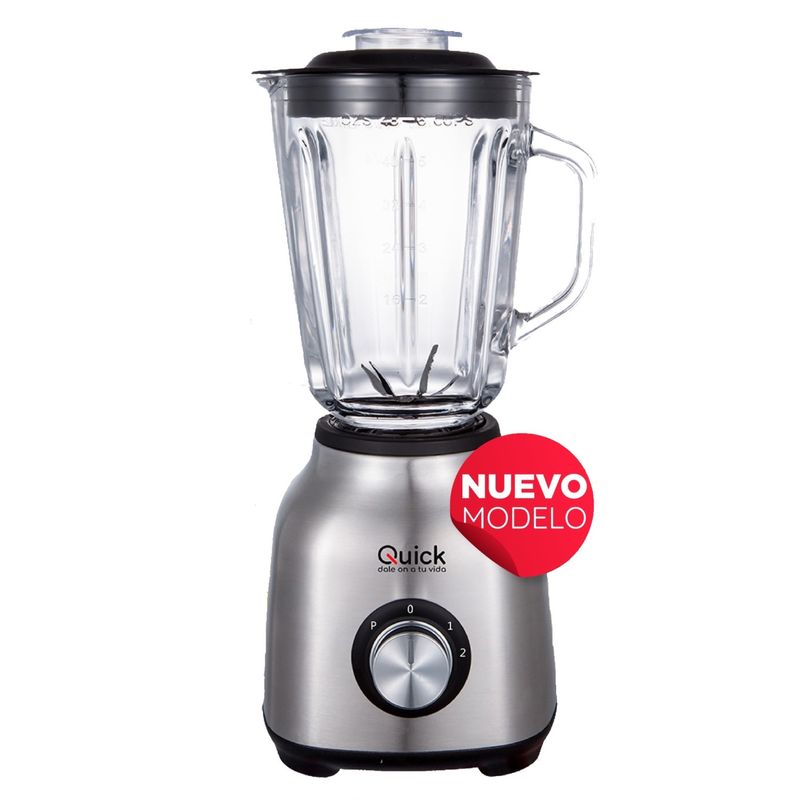 Licuadora con vaso de vidrio 1.5 L 500W Umco