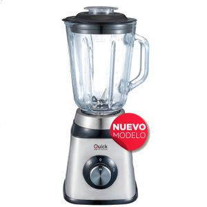 licuadora 1.5lts 2v 500w base inox jarra vidrio