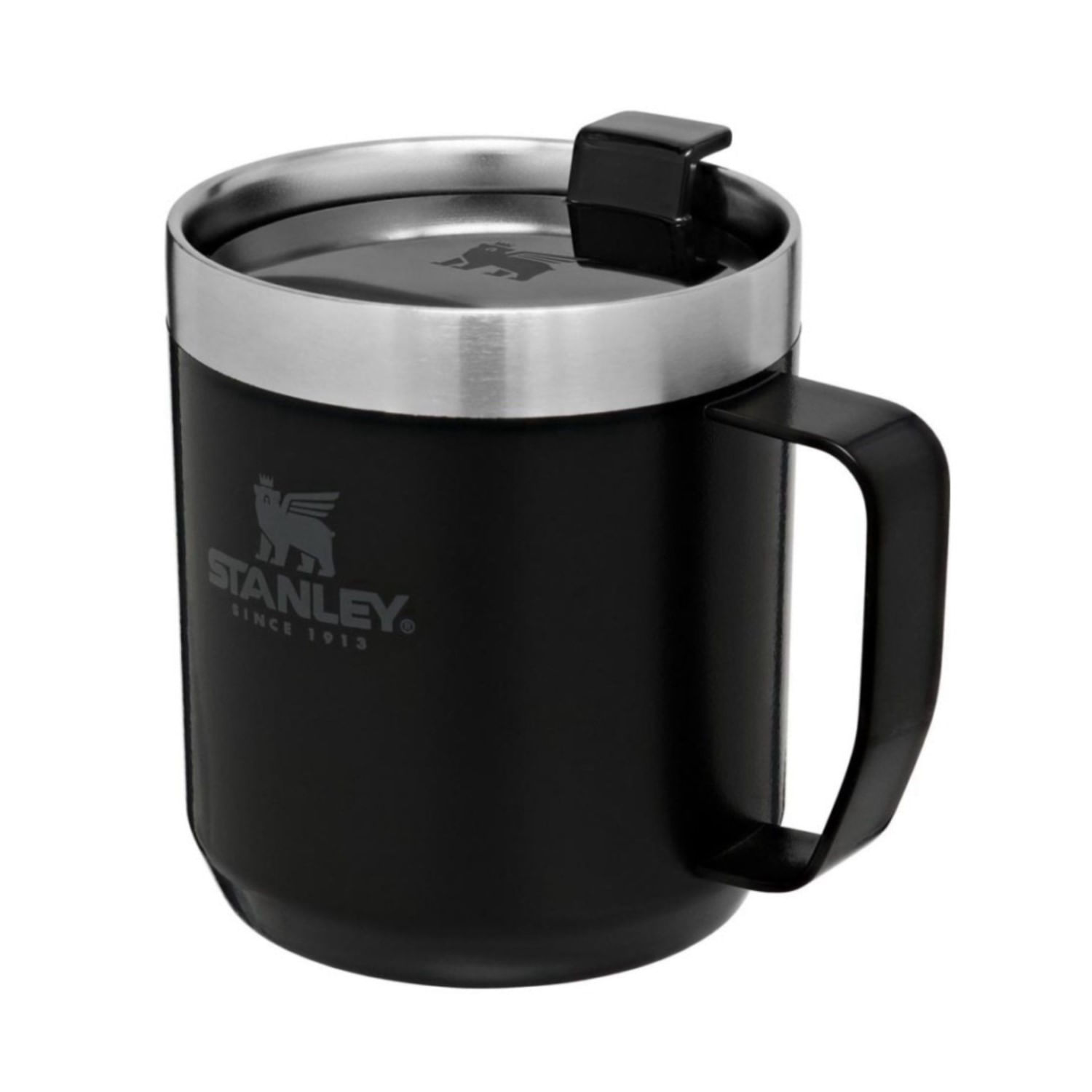 Stanley PMI Bolivia - Taza Térmica Camp Mug 354 ml Negro