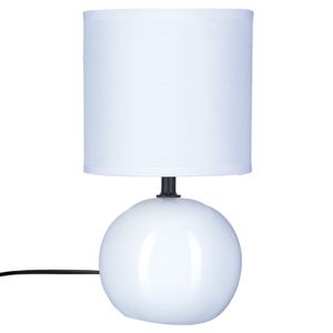 Lampara De Mesa Blanca H25