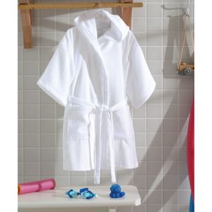 Bata de baño blanco kids ju-09