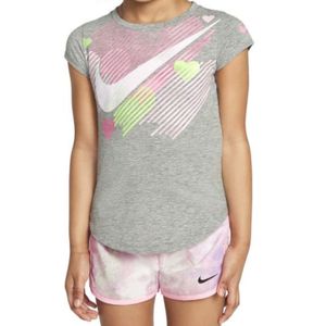 T-Shirt Gris Estamp. Nike