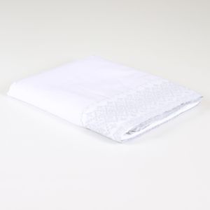 Cubre Base De Sommier Soltero 1p Nice Blanco