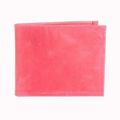 Billetera roja cuero