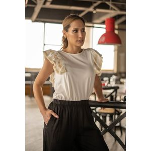 Remera blanca moda juliette