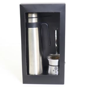 Set invierno kit de mate acero inox+guampa+bombill