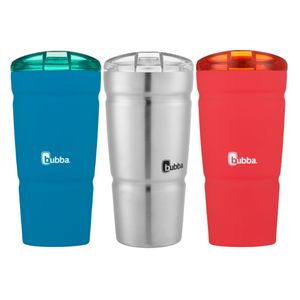 Pack 3x2 vaso envy 532ml (azul, coral, inox)