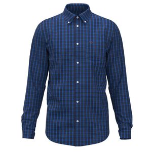 Camisa m/l cuadros oscar de la renta