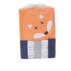 Kit Toalla C/Capucha + 5 Toallitas Hudson Baby