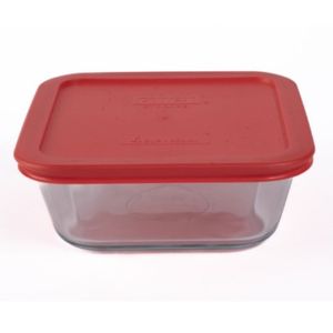 storage cuadrado c/tapa de plasti pyrex