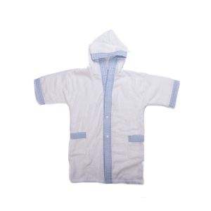 Salida De Baño Mediano Azul  Pilar