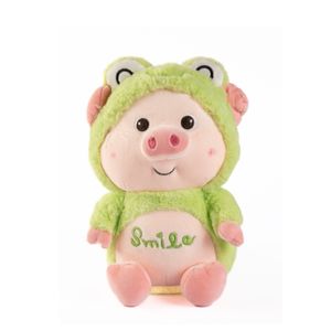 Peluche ani/chancho c/pijama23cm