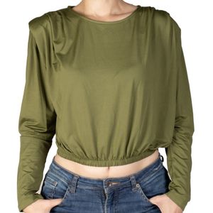 Blusa verde basica tiare