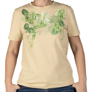 Remera beige c/estampa moda tiare