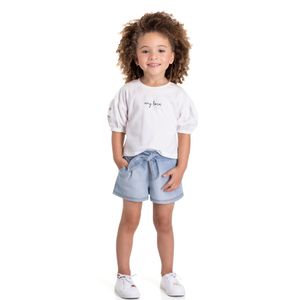 Conjunto M/C Short Y Remera  Tmx