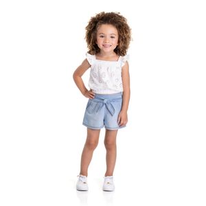 Blusa  C/ Bolados En La  Manga Tmx