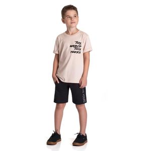 Conjunto Remera C/ Diseño Y Short Tmx